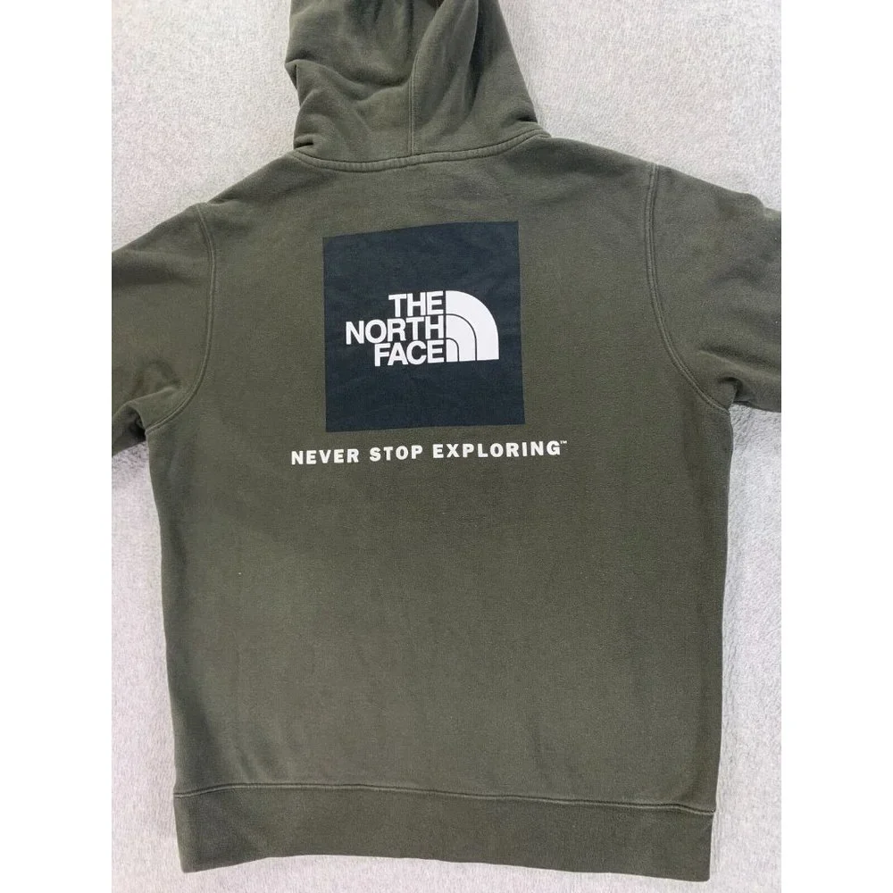 The North Face Cotton Blend Explorer Hoodie Sweatshirt (Men's Medium)‎ Green